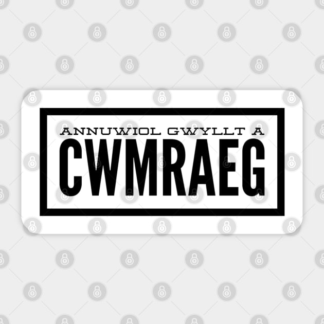 Annuwiol Gwyllt A Cwmraeg Sticker by Welsh Jay
